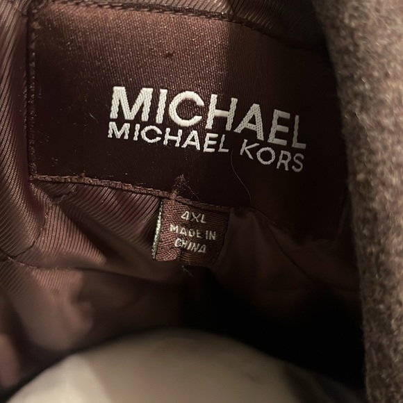Michael Kors Men's Wool-blend Coat (4X Brown) - Picture 6 of 10